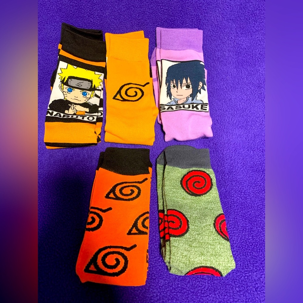 Naruto Socks Anime